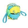 Interactive Outdoor Fly Ball Flying Saucer Ball Interesting Dog Soccer Toy with Straps