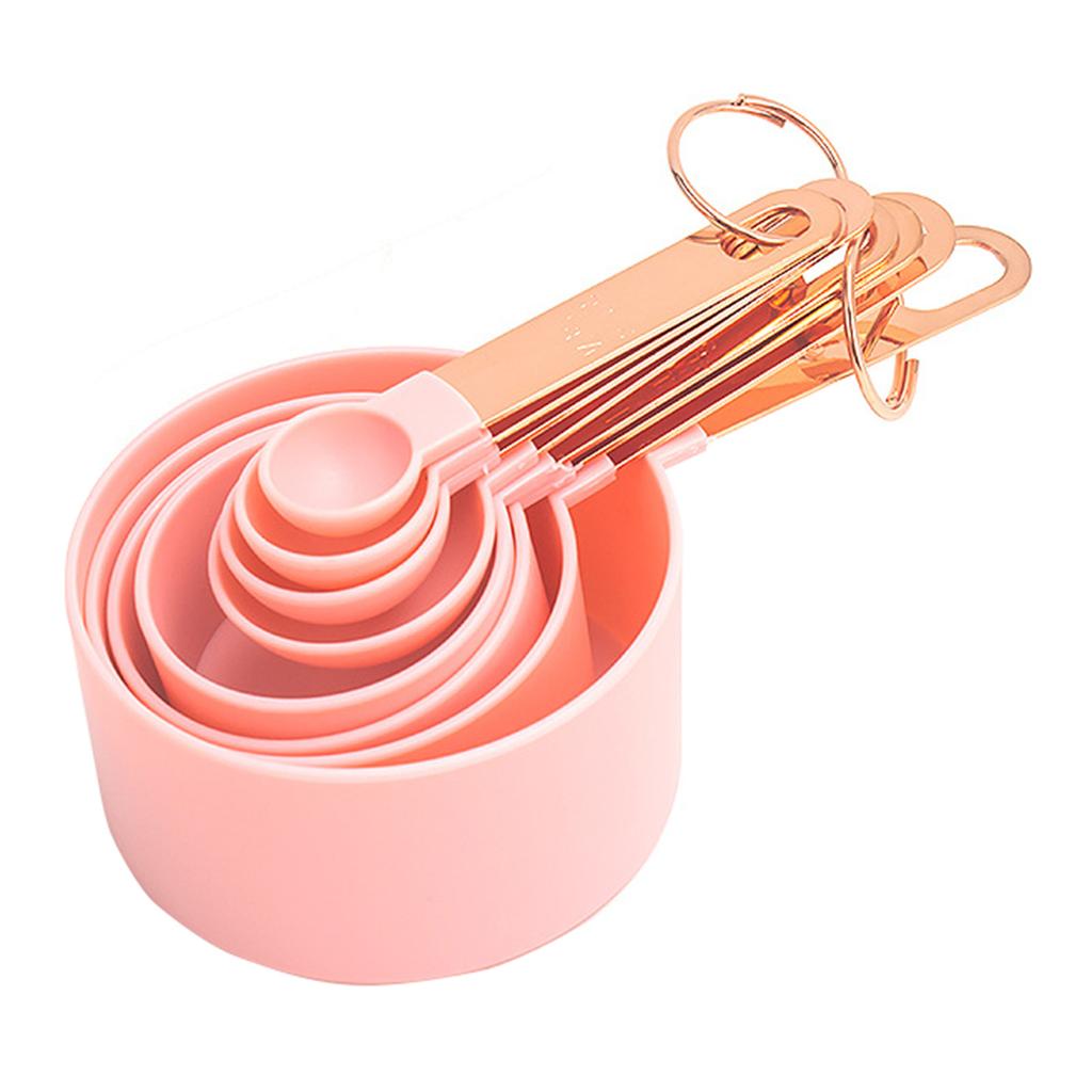 8Pieces Stainless Steel Measuring Cups Measuring Spoons Set Kitchen Measuring Tool Suitable for Baking and Cooking