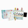 Wooden Ice Cream Shop Play Set for Kids – Pretend Play Kitchen Toy
