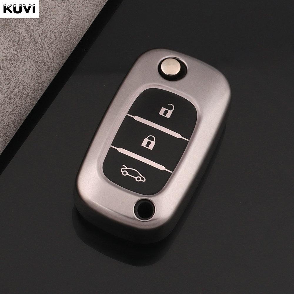 

ТПУ Чехол-книжка для автомобильного ключа для Renault Fluence Clio Megane Kangoo Lacia Lada Largus Kalina Granta Vesta X-Ray Benz Smart Fortwo