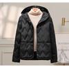 Womens Short Down Jacket 50% Duck Fill Lightweight Warm Hooded Coat Winter Casual Wear