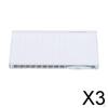 3xLashes Glue Pads Pallet Eyelash Extension Stand Holder Glass 10 X 5 1cm