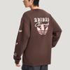 Adidas Originals FW25 GFX Loose Fit Crew Neck Long Sleeve Sports T-Shirt Men Tops KR5045