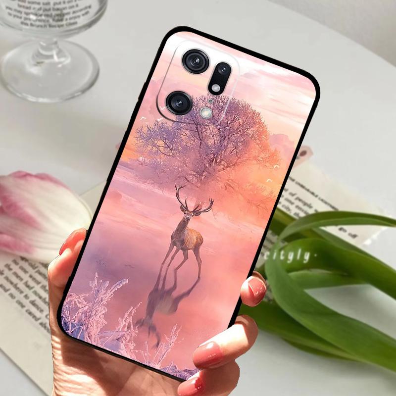 For OPPO Find X5 Pro Case Shockproof Soft TPU Silicone Phone Cover For OPPO Find X5 Lite Funda FindX5 X 5 Pro Lite Capa Cartoon
