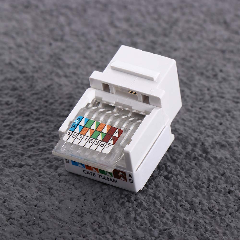 Plug Werkzeugloser Netzwerkadapter Ethernet-Adapter RJ45-Anschluss Netzwerkbuchse Netzwerkmodul CAT6