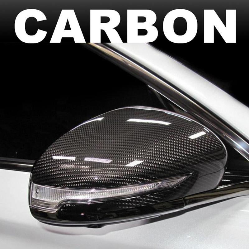 2PCS Real Carbon Fiber Rearview Mirror Decoration Cover Trim Exterior Accessories For Genesis G70 -2026 Car Supplies