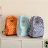 Mochila Escolar Coreana Vintage Bolinhas Mochila Feminina Grande Capacidade Versátil Mochila Escolar Estudante Casual Leve Impermeável Mochila Esportiva