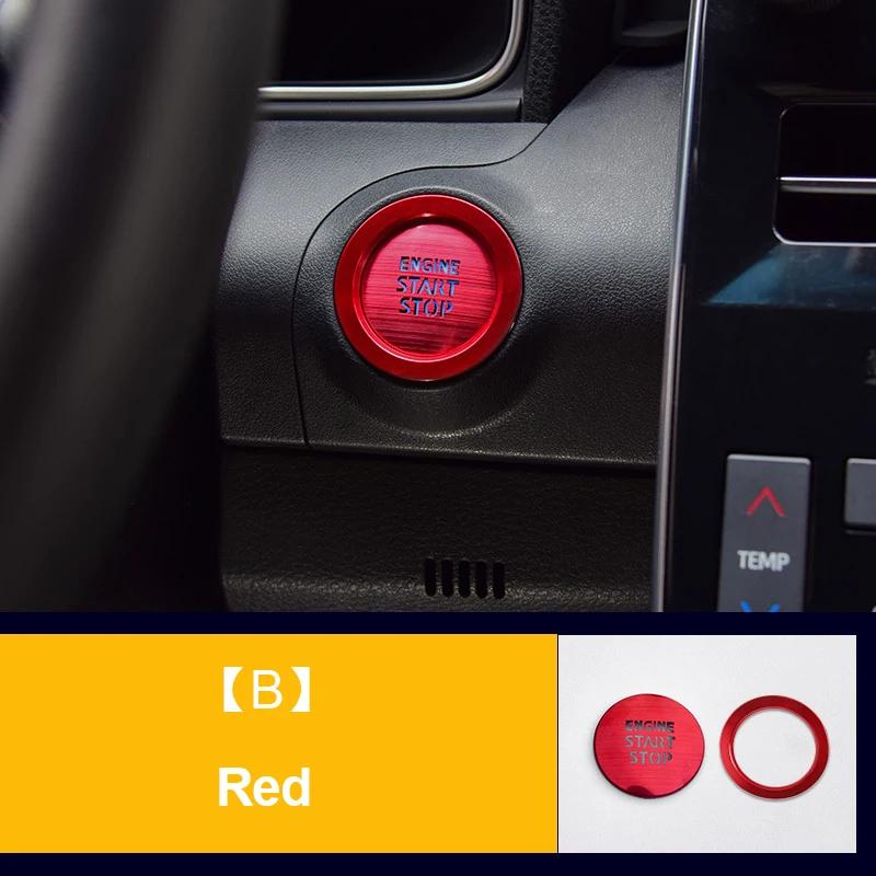 For Toyota Camry 2018-     XV70 Hybrid Car Interior Engine Start Stop Push Button Cover Trim Sticker Accessories