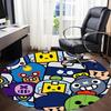 1pc Robot Toy Office Round Area Rug, Indoor Mat Suitable ForOffice, Under Office Chairs Bedroom Living Room Home Decor, Room Deco,  N40