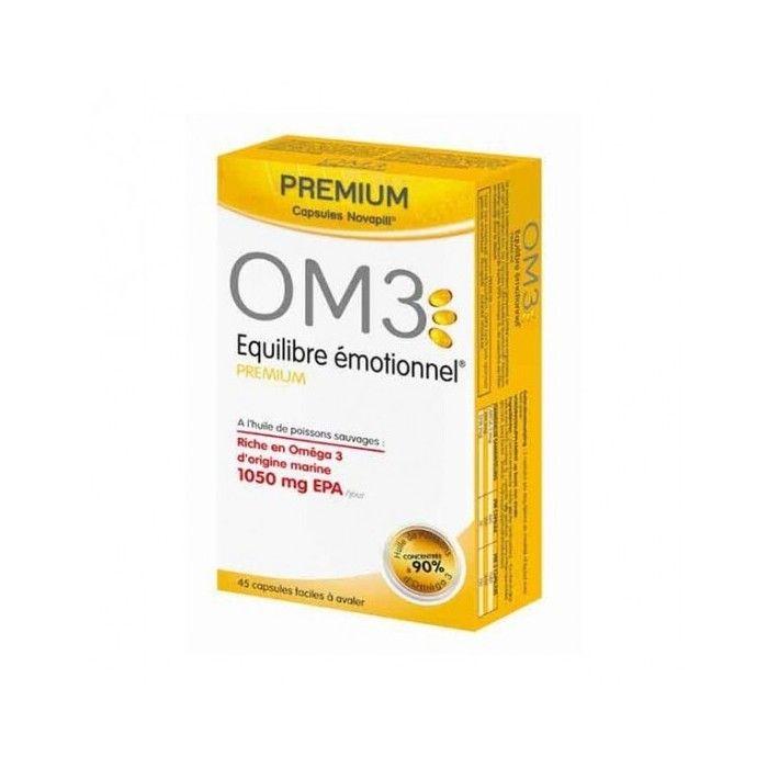 Om3 équilibre émotionnel premium complément alimentaire 45 capsules