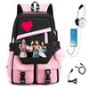 Mädchenband Schultasche Cartoon Leichter Rucksack Mädchen Junge Schüler Tragbare Laptoptasche