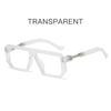 UV Protection Lightweight Comfortable Durable High Quality Retro Stylish Edgy Punk Square Shaped Female Male Sun Glasses
