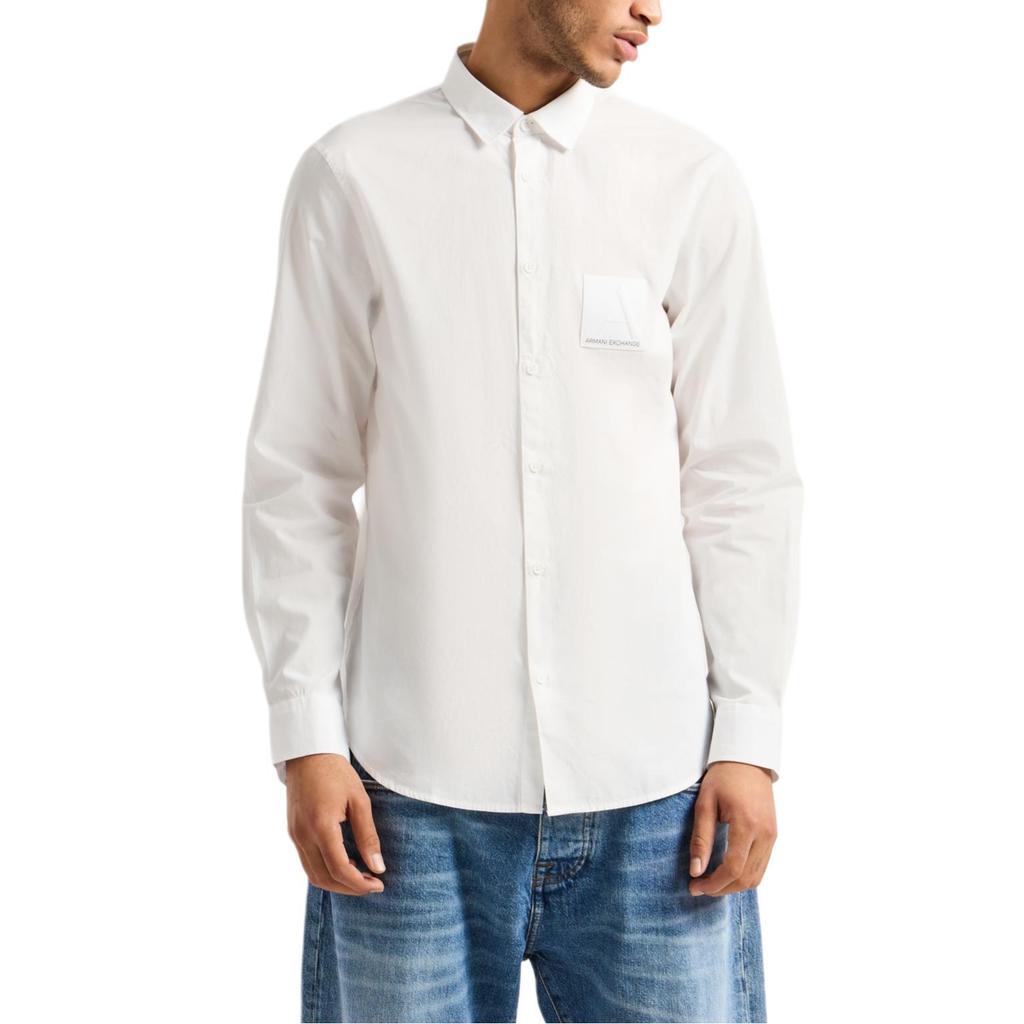 Armani Exchange AE Shirt Men's White 6DZC20-ZNXLZ-1116