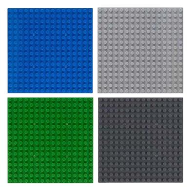 16x16 Block Base Plate 4pcs Compatible with Mainstream Brands Play CHILDREN'S Creativity Toy Base Accessories