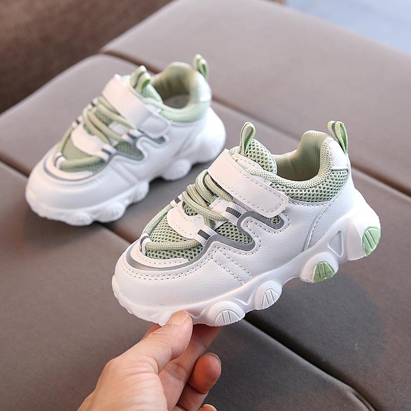 Kids Fashion Hit Color Children'S Shoes Boys Korean Version Running Shoes Girls Softsoled Lightweight Casual Shoes