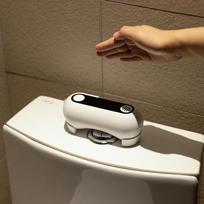 Scaricatore Automatico per WC con Sensore di Movimento, Senza Contatto, Induzione Infrarossa, Sistema di Scarico Intelligente con Funzione Aromaterapia