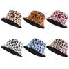 Bucket Style Basin Hat Leopard Patterned Fisherman Hat Beach Sun Protect Hat  Outdoor Travel