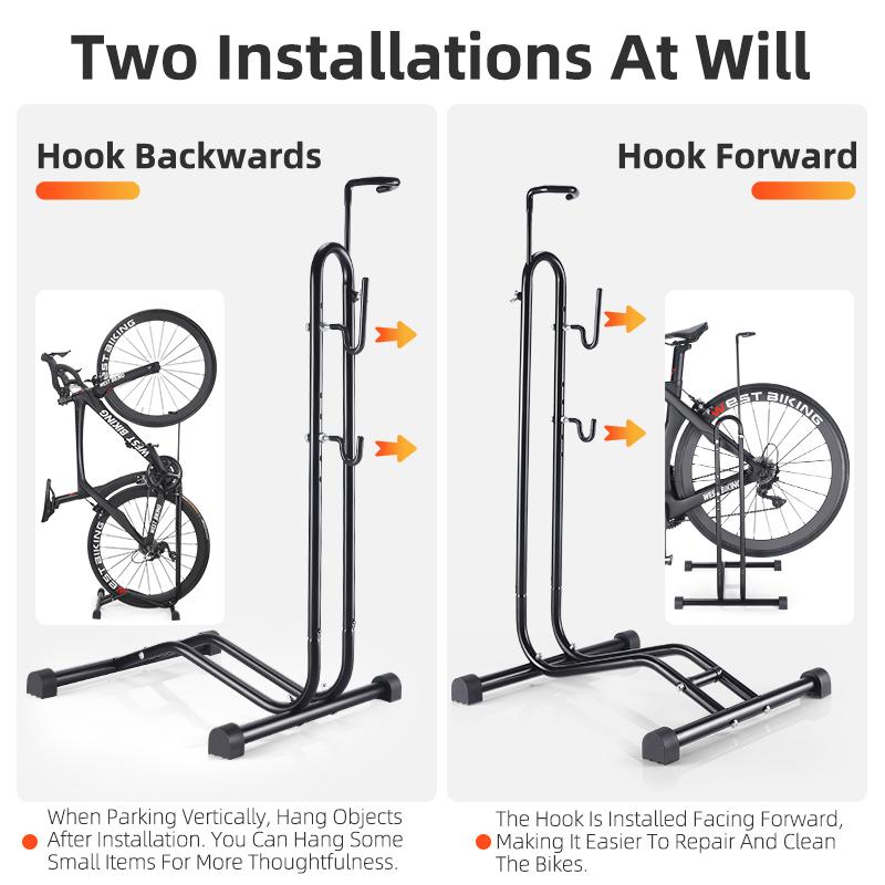 WEST BIKING 3 In 1 Bicycle Parking Rack Multifunctional Bike Indoor Garage Storage Stand MTB Road Bike Maintenance Repair Stand