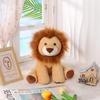 Apricot Lamb Roaring Lion Plush Soft and Fluffy Roaring Suitable for Boys and Girls Toy, Cute, Lion, 25cm,