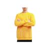 Adidas Big Logo Print Casual Sport Sweatshirt Men Tops Yellow HB5088