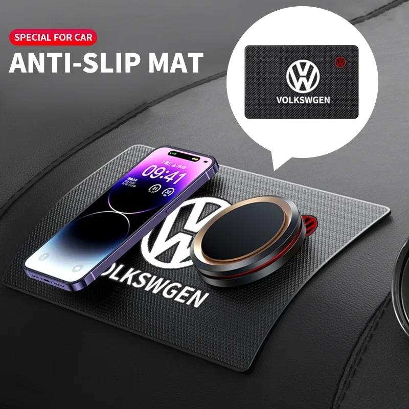 Car Dashboard Phone Glasses Non-Slip Silicone Pads Waterproof Sticky Mat For Volkswagen VW Scirocco GOLF MK6 Polo Tiguan PASSAT