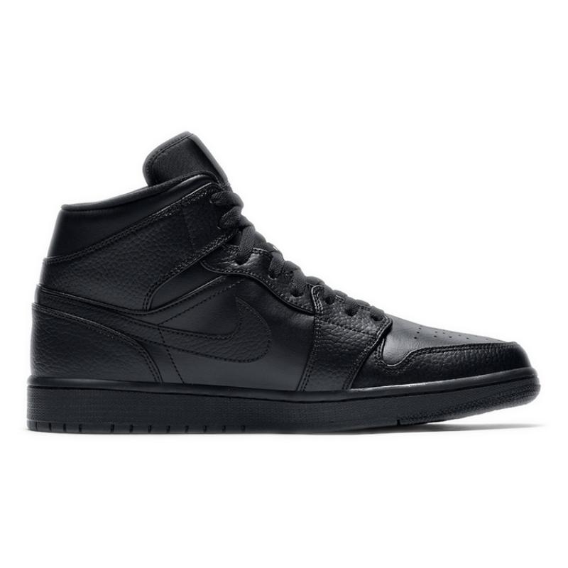 Air Jordan 1 Mid 'Triple Black' 2020 Jordan 554724-091