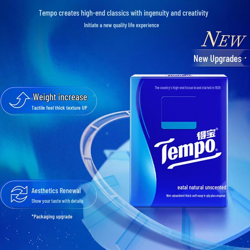 Tempo Portable Tissues and Antibacterial Soap Bundle