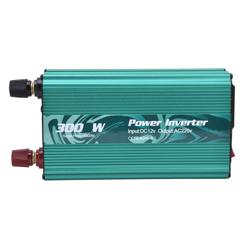300W Wechselrichter Sicher Modifizierte Sinuswelle Intelligenter Stromwandler für Kühlschrank Induktionskochfeld DC12V zu AC220V
