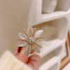 Snowflake Zircon Brooch Fashion Elegant Women Alloy Brooches Clothes Pins Accessories Party Wedding Gifts