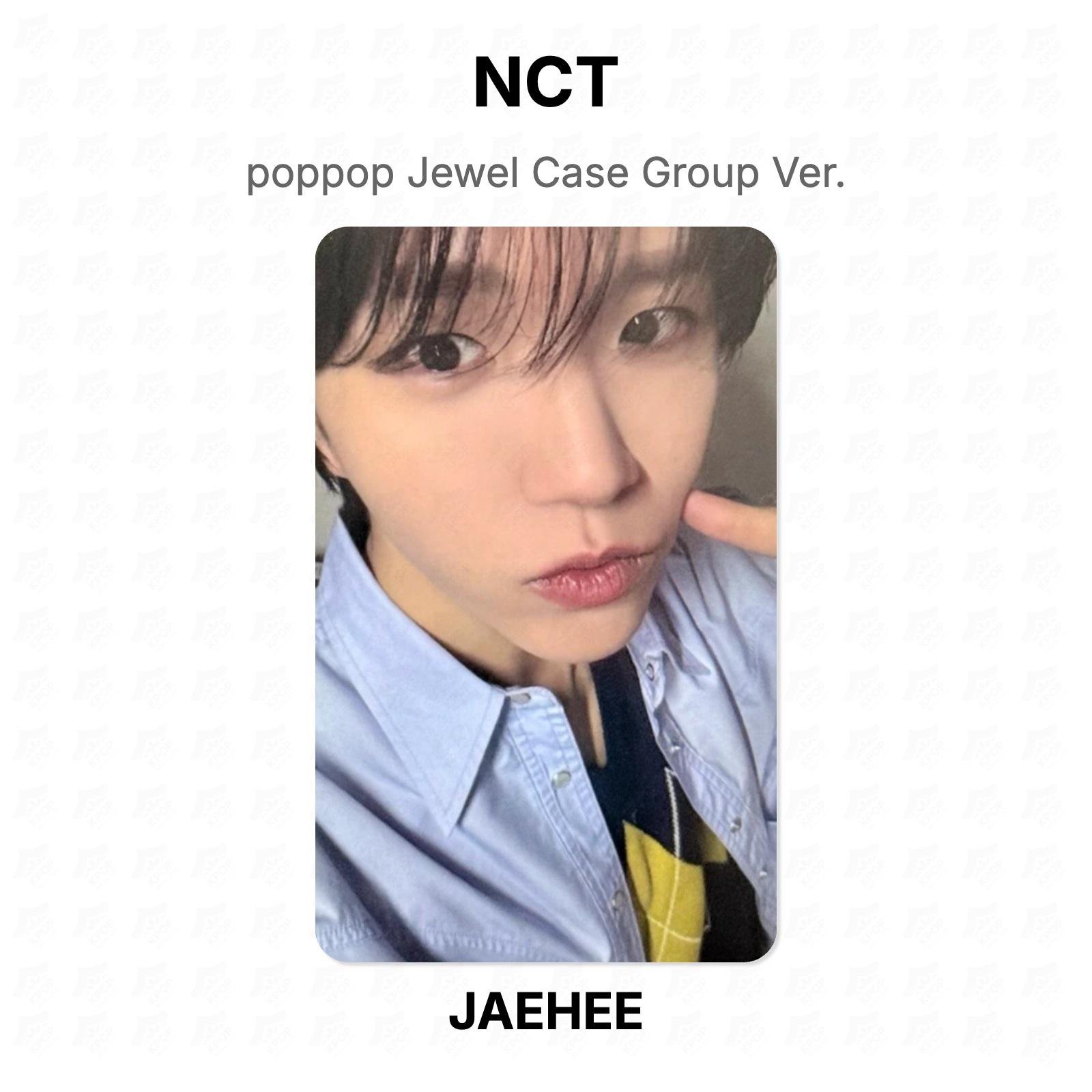 NCT poppop Jewel Case Group Ver. Official Photocard JAEHEE