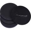 Wisdompro Car Coasters, 4 Pack 3 Inch Diameter Car Cup Coaster, Black | Dustproof PVC Car Cup Holder Insert Coaster, Anti Slip Universal Vehicle