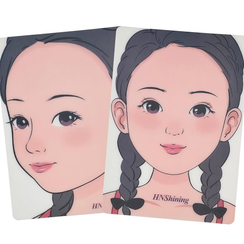 Makeup Practice Board - Face Paint Board, Reusable Painting Exercise Template, Stage & Home Makeup Tool for Boys & Girls