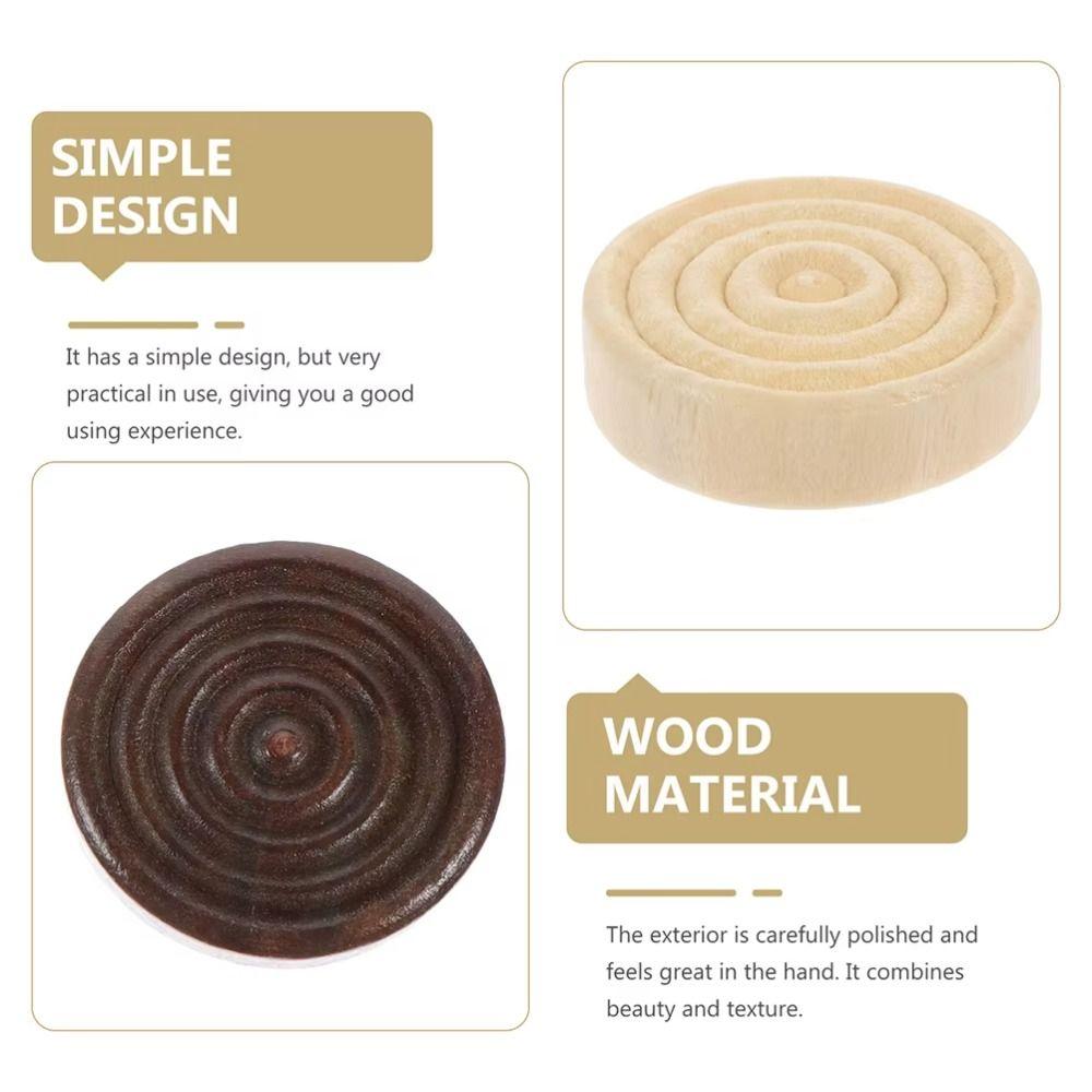 24Pcs/set International Chess Game Accessories Delicate Wooden Checker Pieces  Standard Tournamen