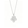 Asymmetrical Zircon Flower Necklace - Trendy and Elegant Clavicle Chain