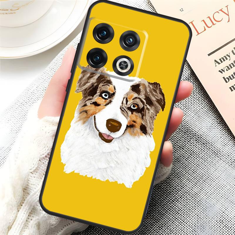 Australian Shepherd Dog Cover For OnePlus 15 13 13R 13T 12 12R 10T 11 10 Pro OnePlus Nord 5 CE 3 4 Lite N20 N30 Case