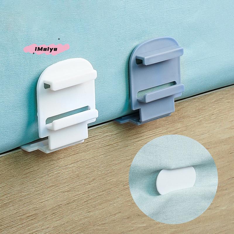4Pcs Multi-Functional Adjustable Non-Slip Bed Sheet Holder Plastic Bed Cover Fixing Clip Household Anti-Shift Fasteners for Home