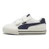 Puma Court Classic Vulc Formstrip Comfortable Low Top Kids Skate Shoes Kids Sneaker Off-White Black 396560-04