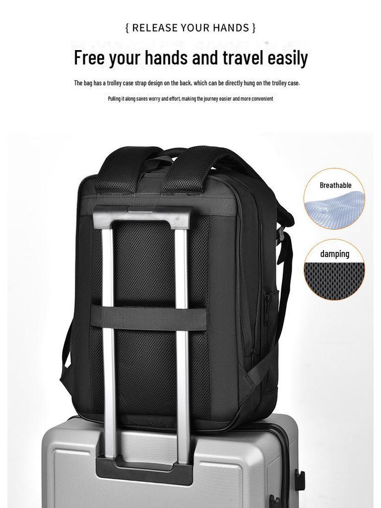 Men's & Women's High-End Fashion Backpack - Ballistic Nylon, Waterproof, Lightweight, Commuter & School Bag