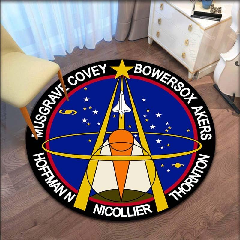 Star Trek Logo-Bereich, runder Teppich, dekorativer Wohnzimmerteppich, Fußmatte, Badematte, Souvenir, Heimdekoration, Teppiche für das Wohnzimmer