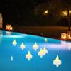 12Pcs LED Floating Candle Light Waterproof Flameless Floating Tealight Smokeless Flickering Prop Lamp Battery Candle Light