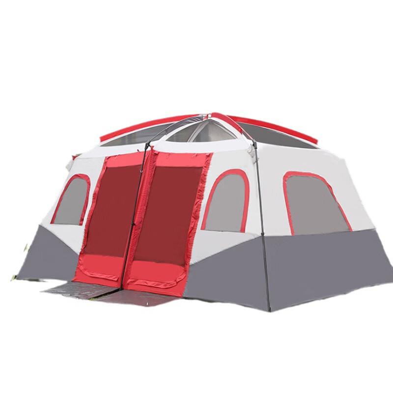 Lishenheng Luda Outdoor Multi-Person Double-Layer Camping Tent 8-12 Person