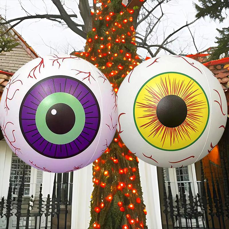 1PC Cartoon Design Party Supply Eye Ball Balloons Party PVC Ghost Decoration Big Balloon Outdoor Diameter 40cm
