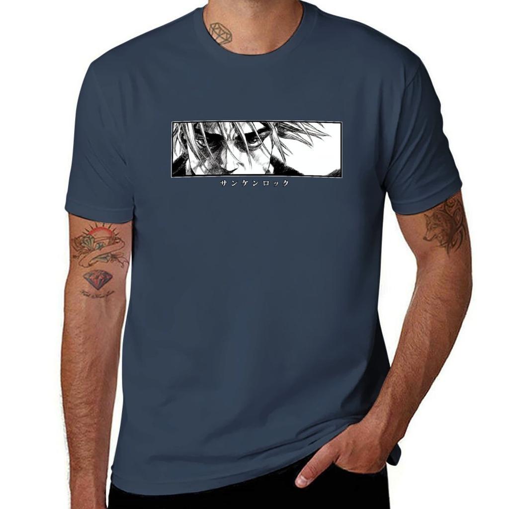 Sun Ken Rock - Stare T-Shirt Graphic T Shirt Vintage Aesthetic Clothing Man Clothes Tshirts for Men