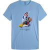 Polo SS24 Sailing Bear Graphic Print Crew Neck Short Sleeve T-Shirt Men T-Shirt Sky-Blue 710752600-002