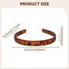 Einfaches Stirnband 16 mm breit Schlichte Mode Rutschfest Gezahnt Damen Haaraccessoires