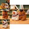 Cute Capybara Plush Toy Doctor Doll With Graduation Hat Soft Stuffed Animal Gift For Students