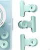 8 Pieces Small Bull Clips Metal Paper Grip Office Clamp Mini Binder for Bags