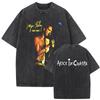 New In Top & Tees Mens T-Shirt Camisetas Rock Band Alice In Chains Dirt Washed Vintage Short Sleeved Round Neck Y2k Tshirt