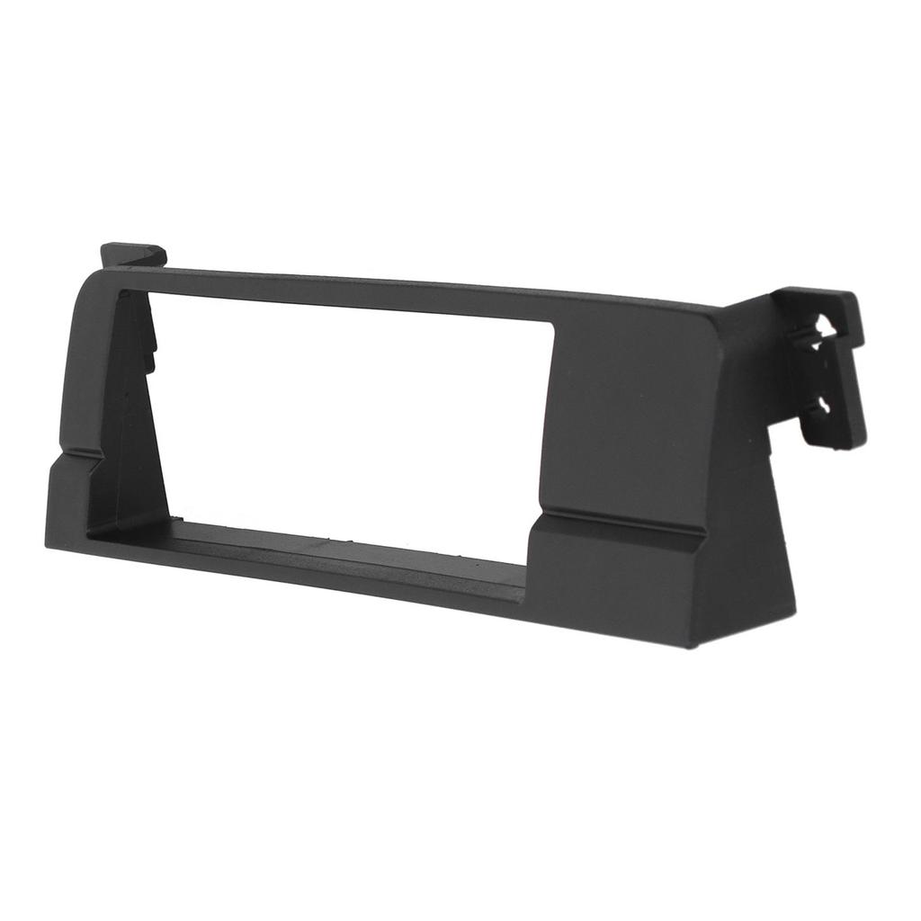 1?DIN Center Control Radio DVD Panel Frame Trim Black Fit for 3 Series E46 2003?2005