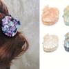 [Cute Hair Claw] Minimalist Cute Shell Design Hair Claw Banana Clip Non Slip Hairgrip Hair Accessory